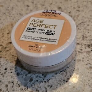 3 L'Oreal Age Perfect 4-in-1 Tinted Face Balm Foundation Firming LIGHT #20✨️NEW